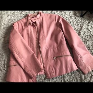 Pink Leather Jacket 😍💕